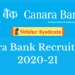 Canara Bank Recruitment 2020-21