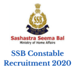 SSB Constable Recruitment 2020